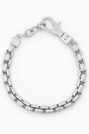 Armani Exchange Green Nylon Chain Bracelet
