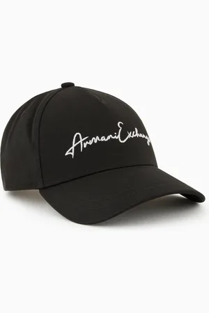 Armani Exchange Visor hat with maxi logo
