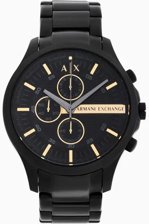 Armani Exchange Three-hand watch with steel strap