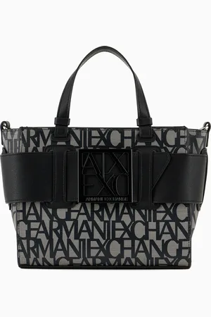 Armani Exchange Medium tote bag with contrasting detail