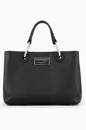 Emporio Armani ASV small MyEA shopper bag in ecological leather