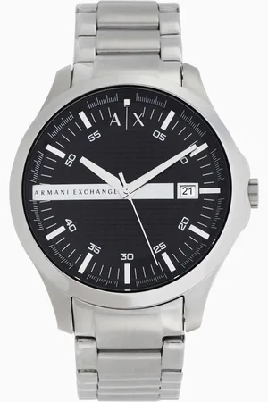 Armani Exchange Three-hand watch with steel strap