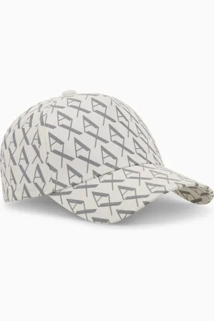 Armani Exchange Visor cap with allover logo