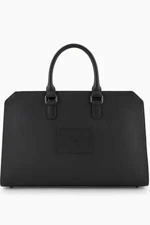 Emporio Armani Business bag in tumbled leather