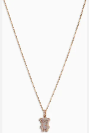 Emporio Armani Rose Gold-Tone Brass Pendant Necklace
