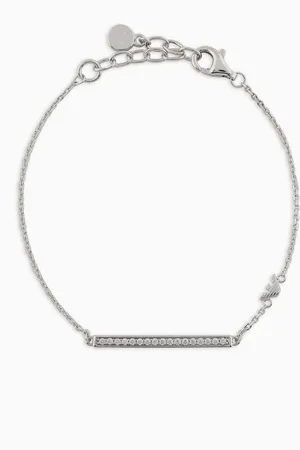 Emporio Armani Sterling Silver ID Bracelet
