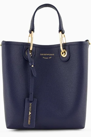 Emporio Armani Deer-print MyEA vertical shopper bag