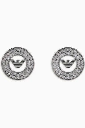 Emporio Armani Sterling Silver Stud Earrings