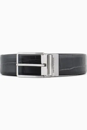 Emporio Armani Belt in mock croc leather