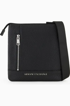 Armani Exchange Flat crossbody bag with external pocket