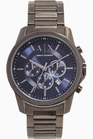 Armani Exchange Gunmetal colored steel watch