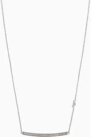 Emporio Armani Sterling Silver ID Necklace