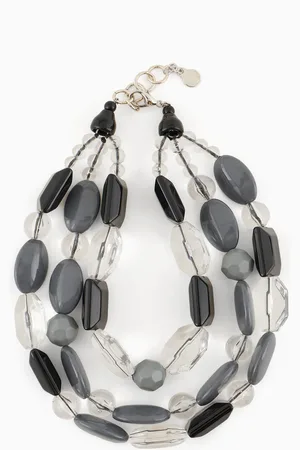 Emporio Armani Multistrand necklace with geometric elements