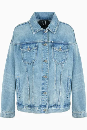 Armani Exchange Used effect denim jacket