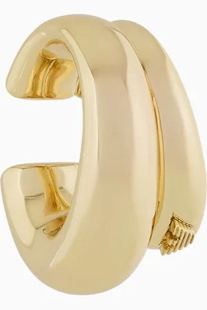 Emporio Armani Gold-Tone Brass Cuff Earring