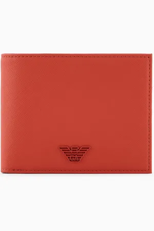 Emporio Armani ASV regenerated Saffiano bifold wallet