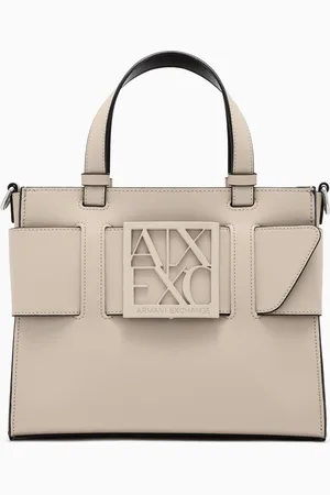 Armani Exchange Medium tote bag with double handles and shoulder strap