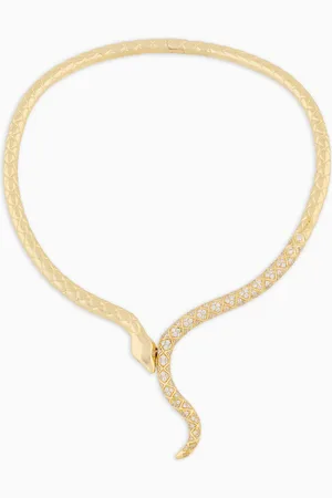 Emporio Armani Gold-Tone Brass Collar Necklace