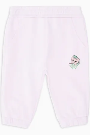 Emporio Armani ASV joggers in organic jersey with Manga Bear Crew print