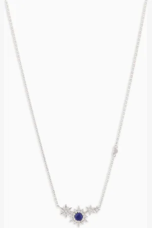 Emporio Armani Sterling Silver Station Necklace