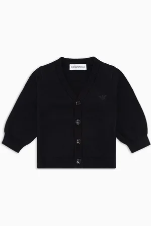 Emporio Armani Wool-blend V-neck cardigan