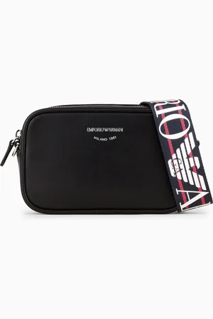 Emporio Armani ASV crossbody camera case in ecological leather