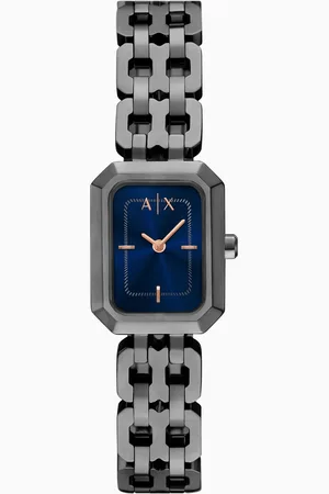 Armani Exchange Two-Hand Gunmetal Stainless Steel Watch