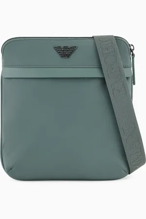 Emporio Armani ASV recycled-nylon flat shoulder bag