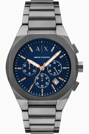Armani Exchange Steel Strap Watches