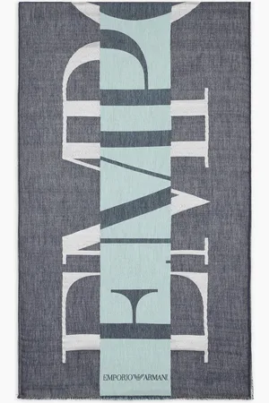 Emporio Armani Stole with oversized jacquard logo