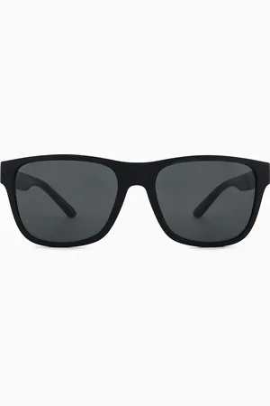 Emporio Armani Men’s Asian-fit square sunglasses