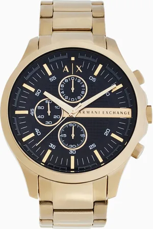 Armani Exchange Three-hand watch with steel strap