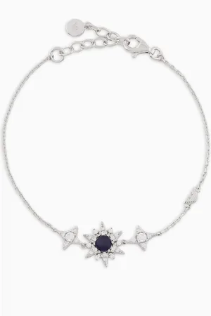 Emporio Armani Sterling Silver Station Bracelet