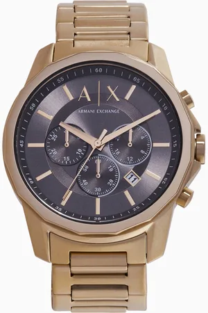 Armani Exchange Steel Strap Watches