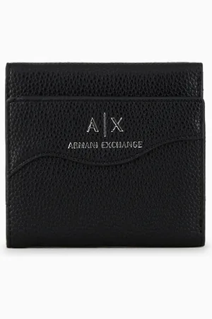Armani Exchange Mini wallet with shaped stitching