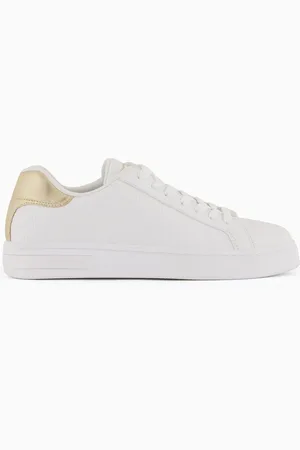 Armani Exchange Sneakers with matching embroidered logo and metal detail