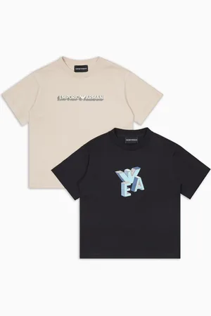 Emporio Armani ASV Pack of two T-shirts with logo print