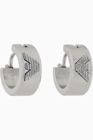 Emporio Armani Stainless Steel Hoop Earrings