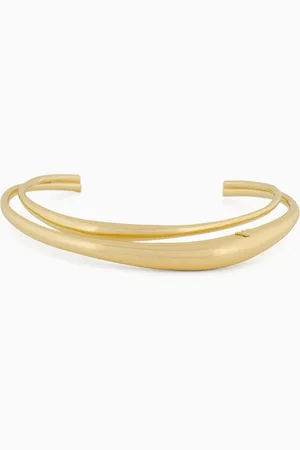 Emporio Armani Gold-Tone Brass Collar Necklace