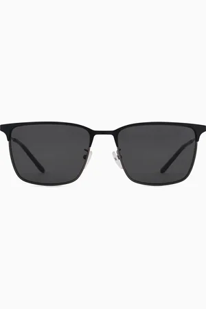 Emporio Armani Men’s Asian fit rectangular sunglasses