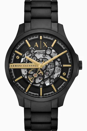 Armani Exchange Automatic Black Stainless Steel Watch