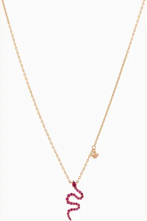Emporio Armani 14K Rose Gold-Plated Sterling Silver Pendant Necklace