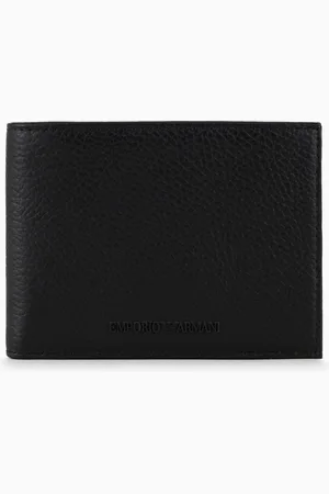 Emporio Armani Tumbled-leather wallet with coin purse