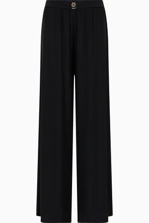 Emporio Armani Beachwear trousers with logo ring detail