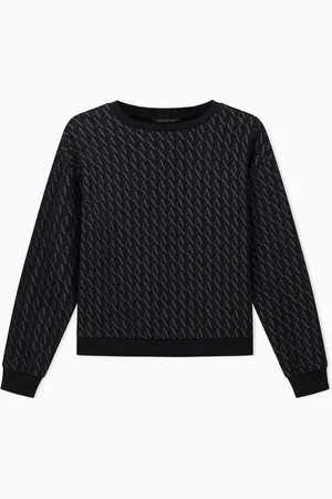 Armani Exchange ASV French Terry Sweatshirt with embossed logo