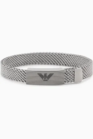 Emporio Armani Stainless Steel Mesh Bracelet