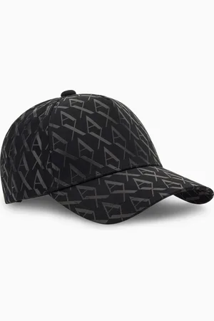 Armani Exchange Visor cap with allover logo