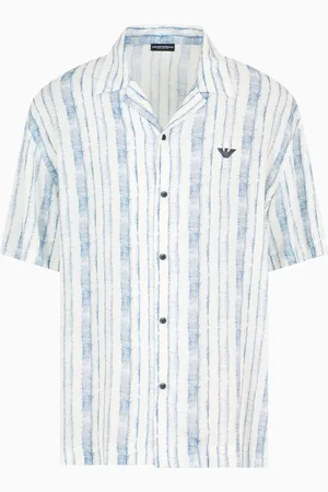 Emporio Armani Beachwear shirt with abstract pattern