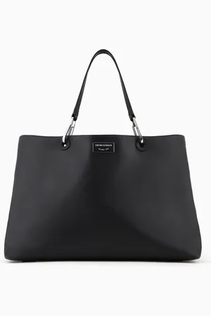 Emporio Armani ASV large ecological leather MyEA shopper bag