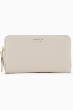Emporio Armani Deer-print MyEA wallet with wrap-around zip